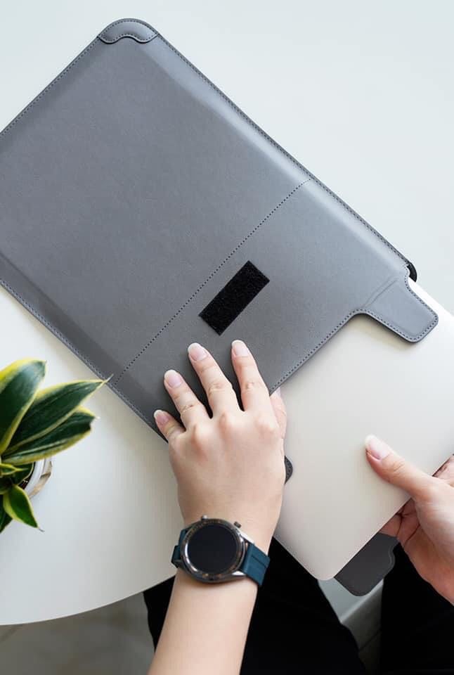 Nillkin 3-in-1 Sleeve Voor Laptop / Tablet hoes tot 16 Inch Bruin
